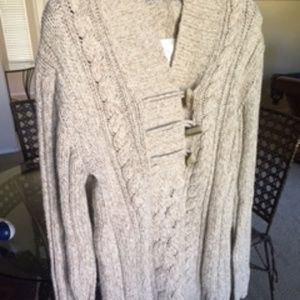 Old Navy Lambswool Blend Hooded Sweater